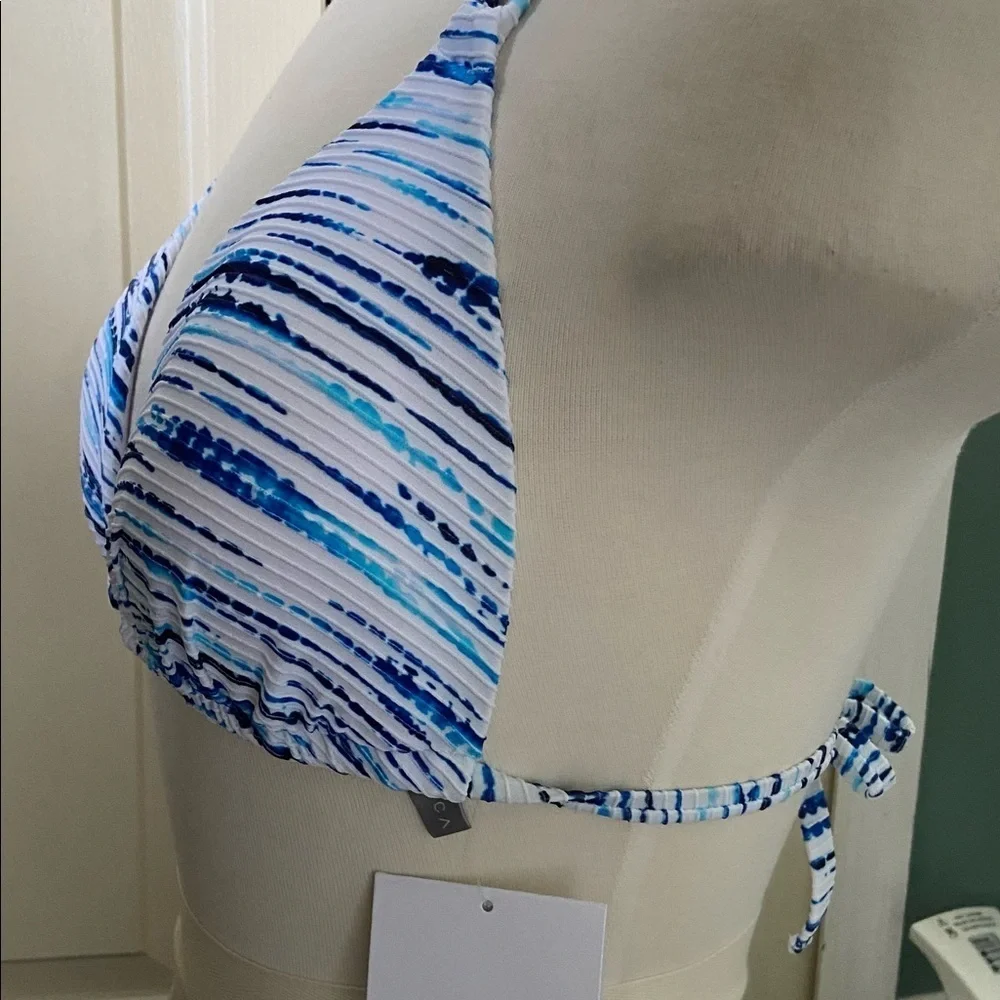 La Blanca elemental balance triangle bikini top